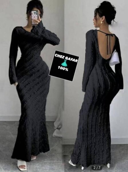 Robe Longue Dos Nu Élégante