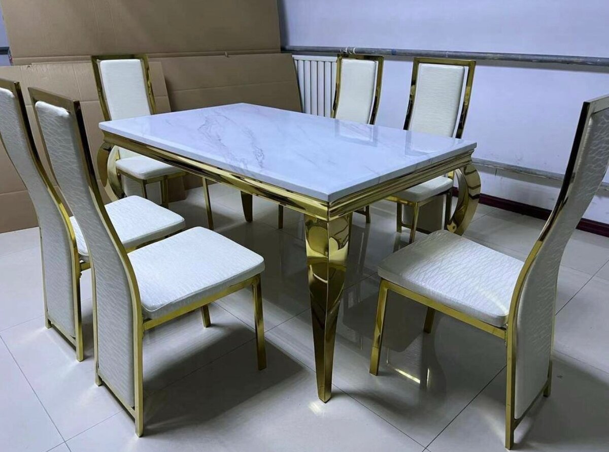 Gold Dinning Table