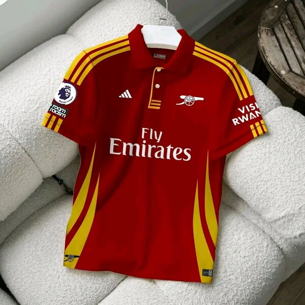 Maillot de football rouge