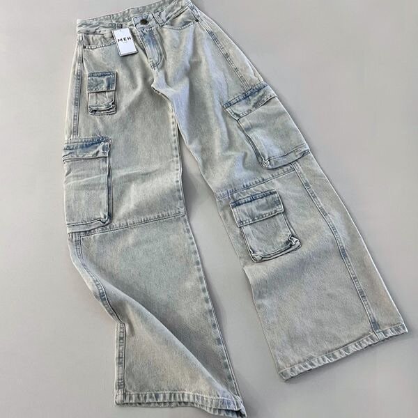 Ladies cargo jeans
