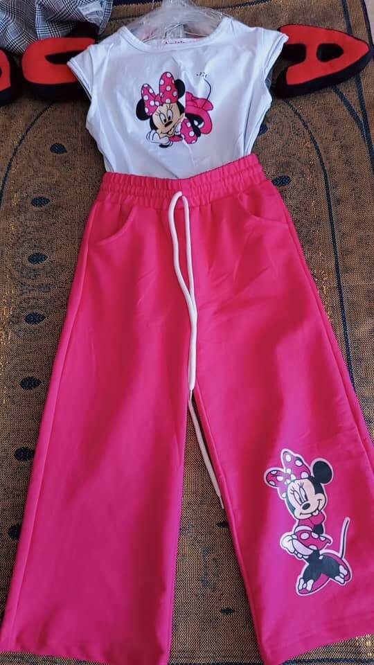 Ensemble pentalon fille rose