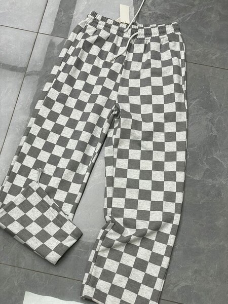 Pantalon à carreaux confort