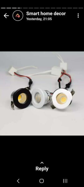 Ceilings spots light, all colours, available