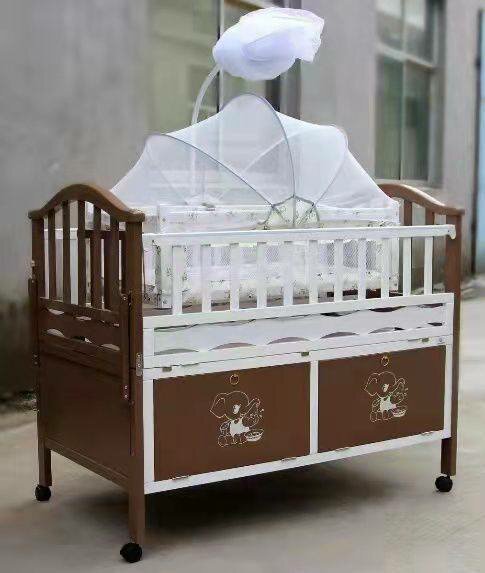 Lit berceau bébé en bois
