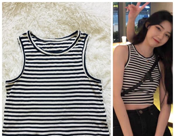 Salaula crop tops and tops