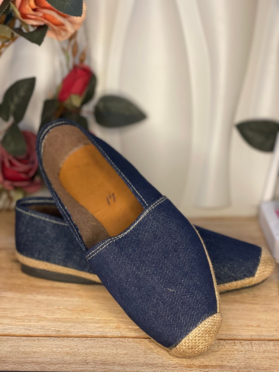 Espadrilles en jean femme