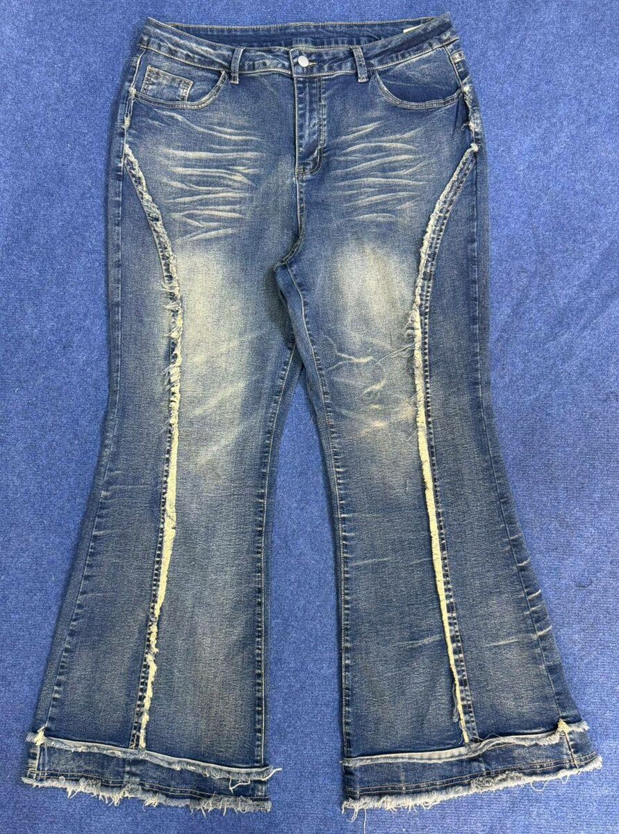 Jeans déchirés et usés pour femme