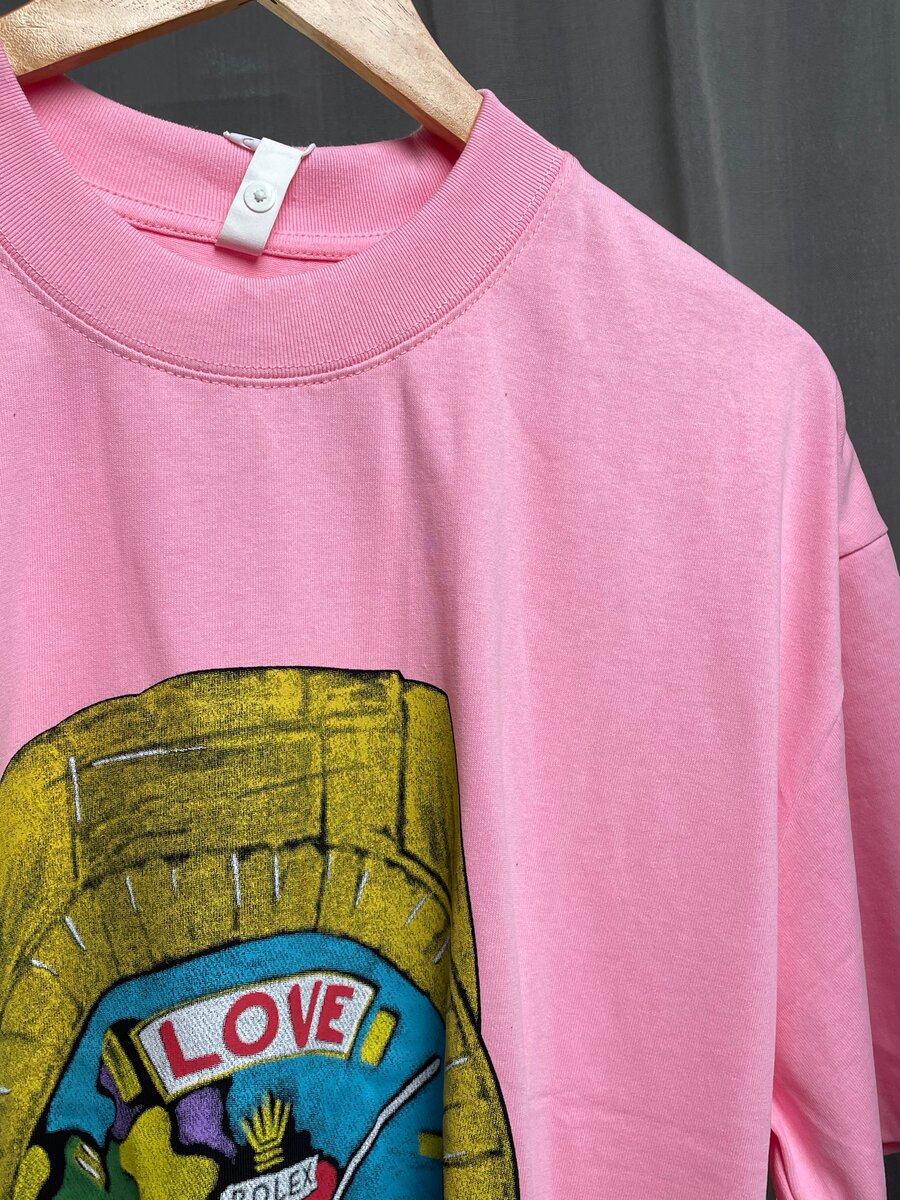 T-shirt rose oversize