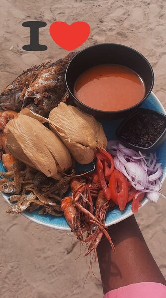 Plat de fruits de mer frais