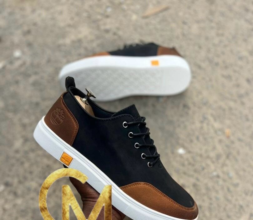 Chaussures décontractées en cuir