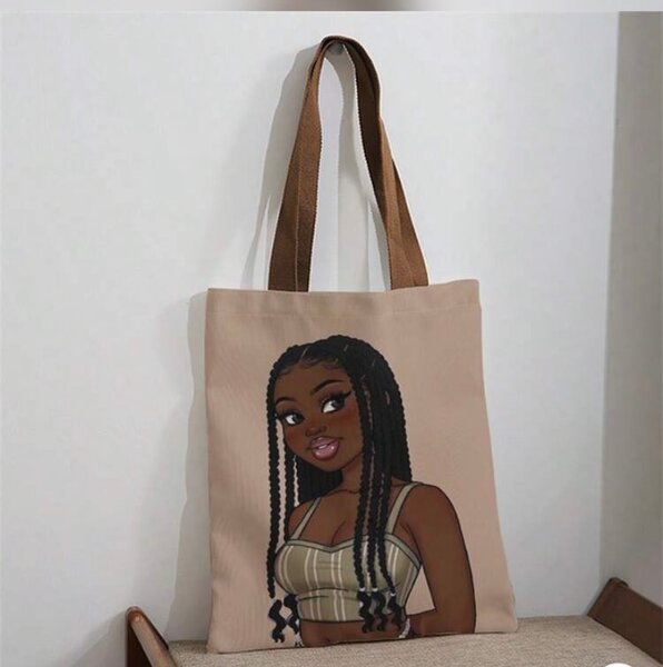 Sac fourre-tout illustré mode