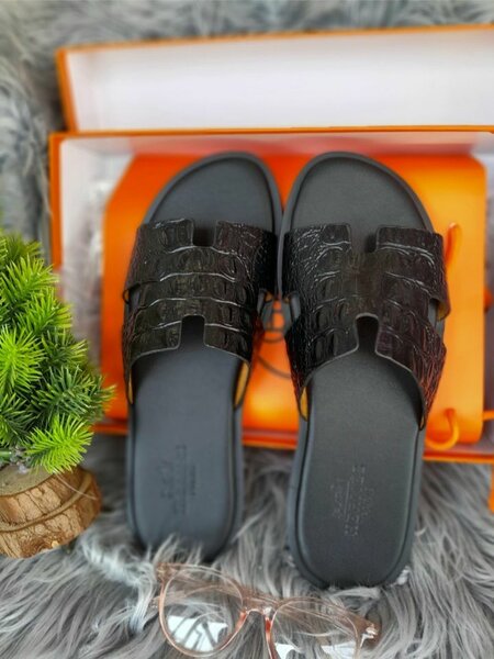 Men Hermes Slippers