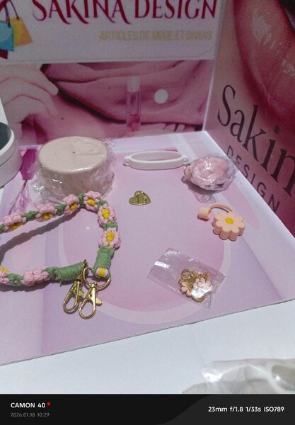 Ensemble d'accessoires floraux