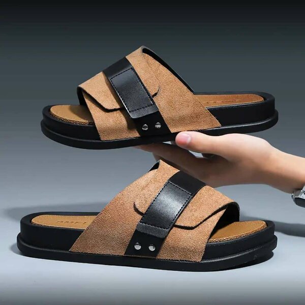 Sandales en cuir pour hommes