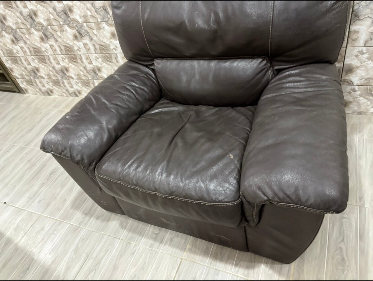 Fauteuil en cuir confortable