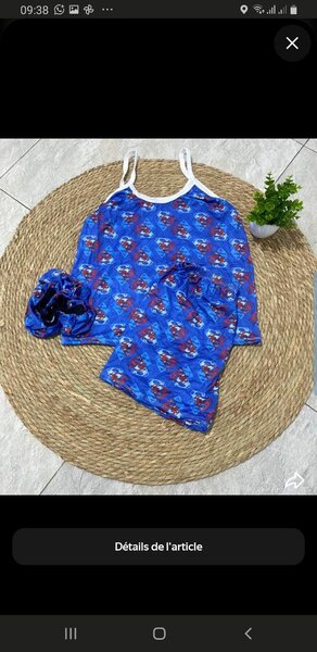 Pyjama  en coton imprimé