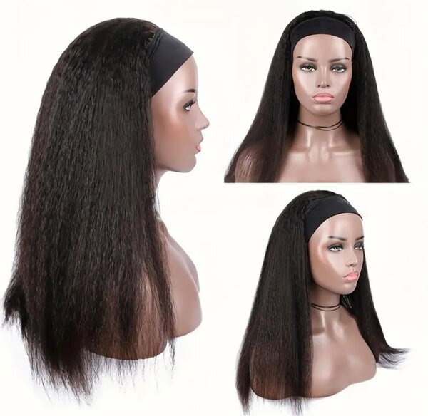 Perruque bandeau effet cheveux