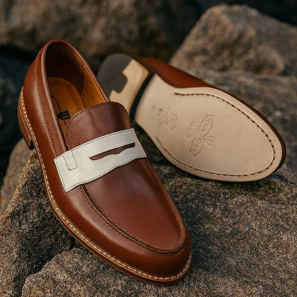 Mocassins en cuir élégants