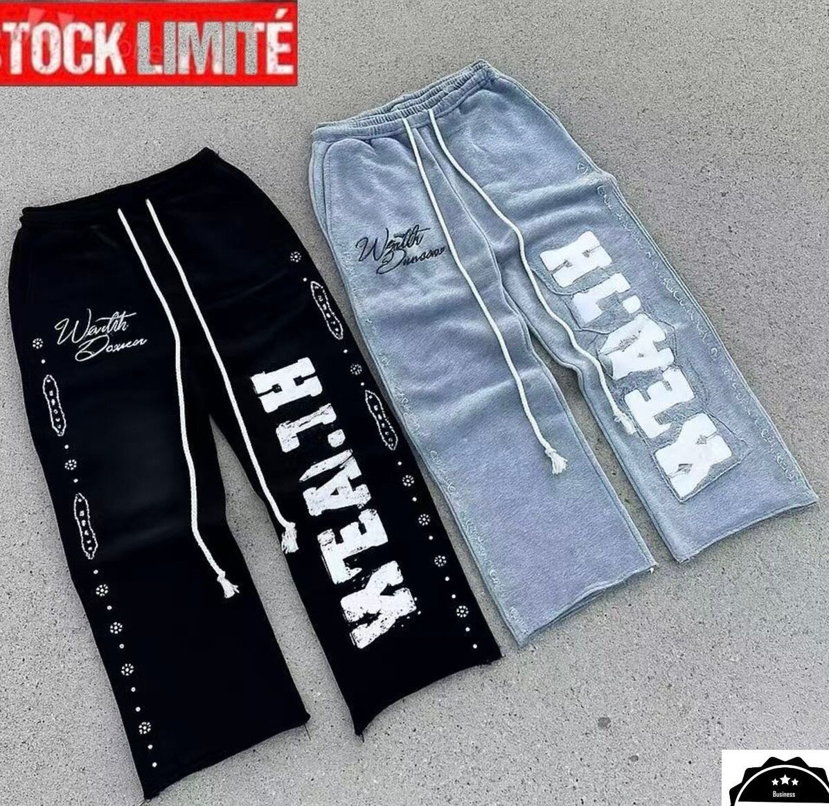 Jogging tendance avec slogans