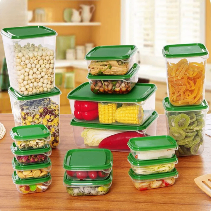 Set de 17 bols alimentaires