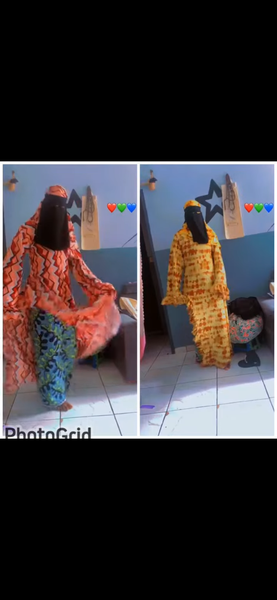 Robes longues colorées imprimées