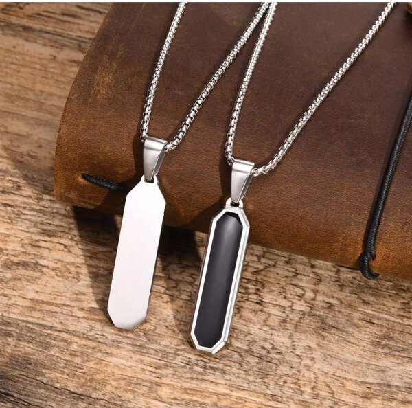 Pendentif Homme en Acier Inoxydable