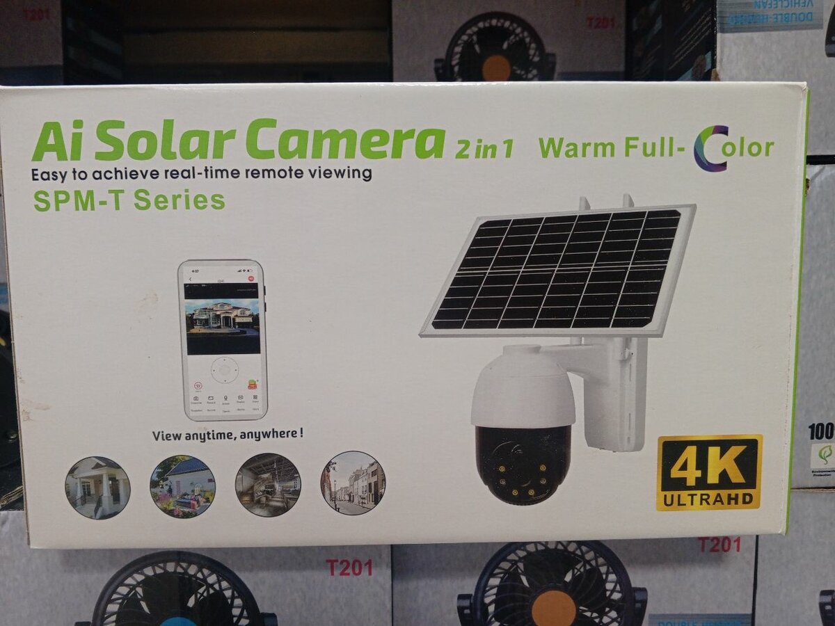 Caméra Solaire AI 4K