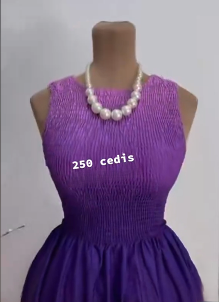 dress (color - purple)