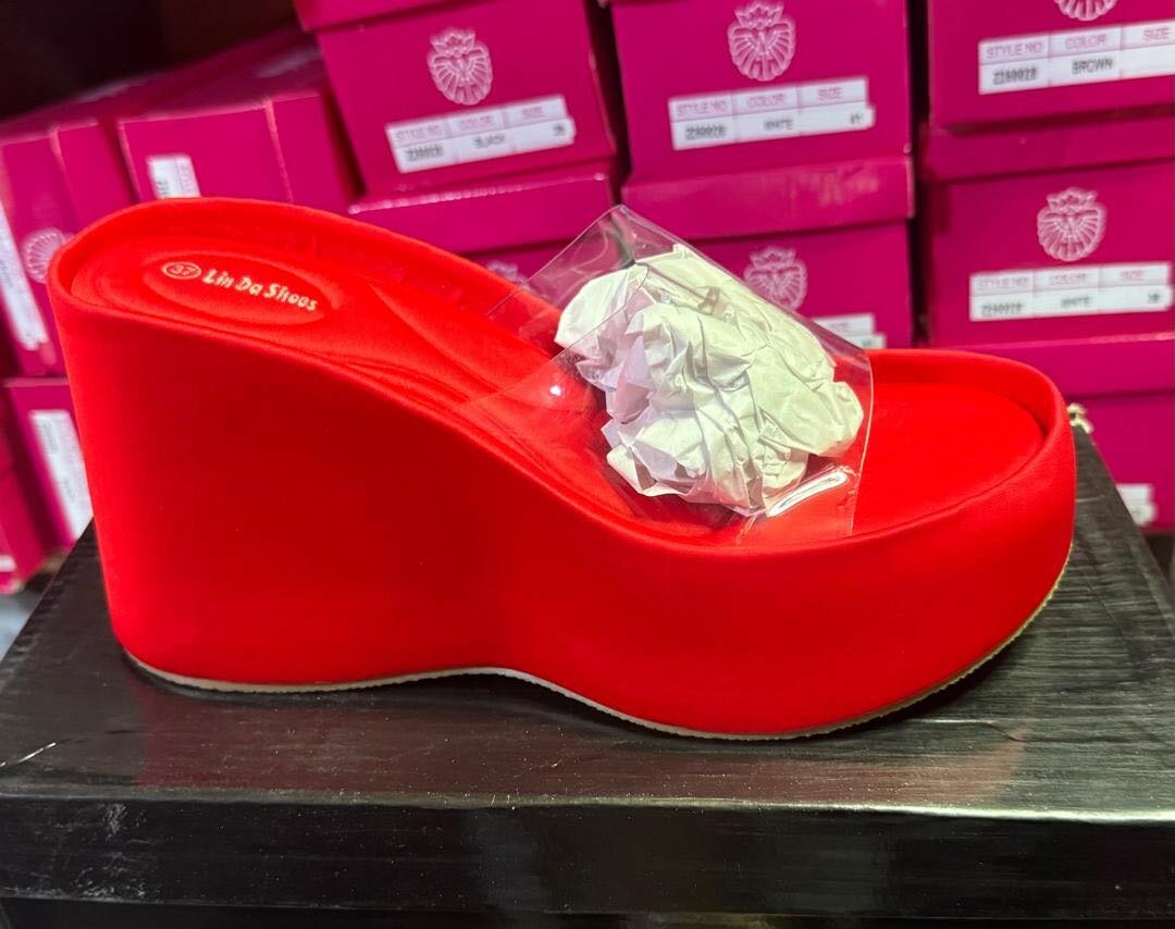 Sandales compensées tendance