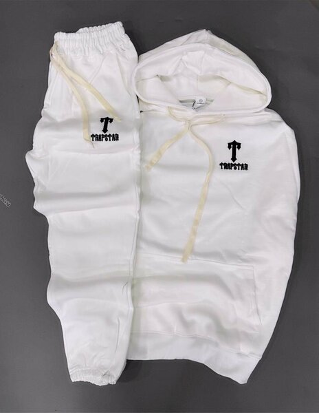 Ensemble jogging blanc unisexe