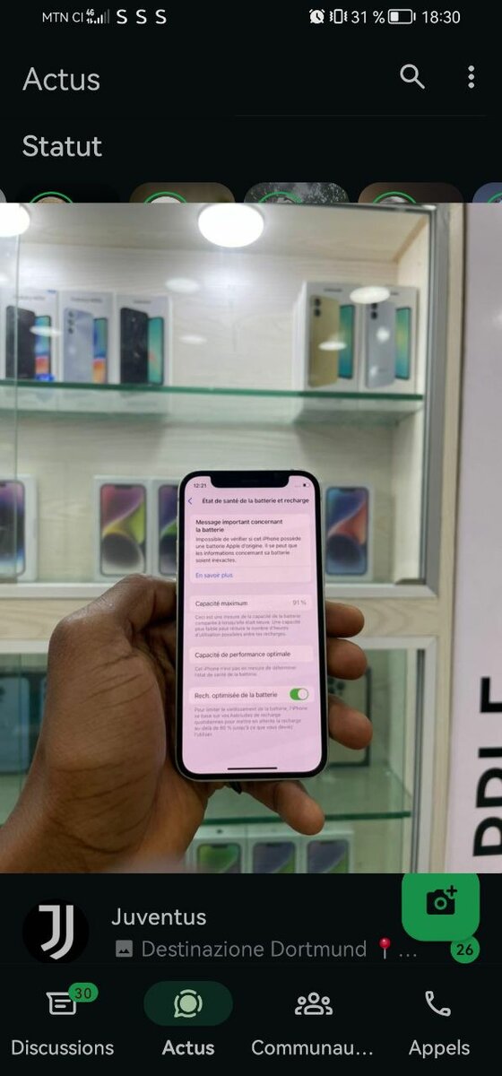 iPhone dernier modèle