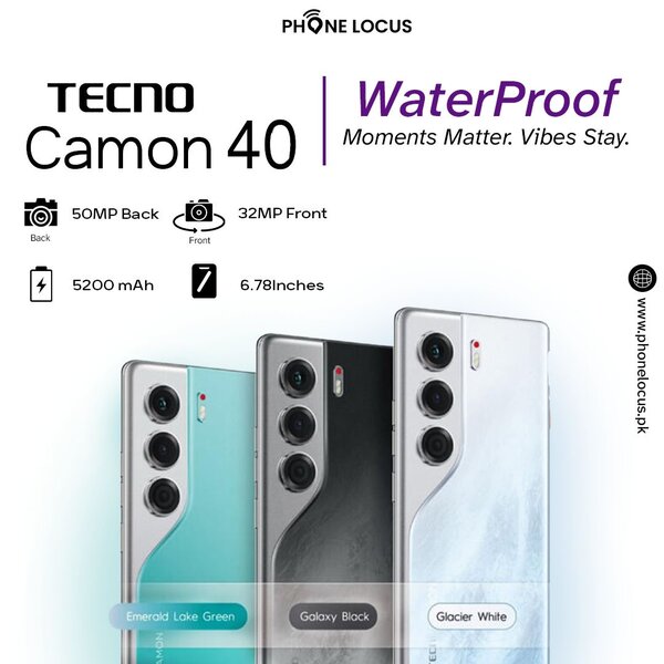 Tecno Camon 40 Étanche
