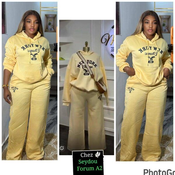 Ensemble Décontracté à Capuche