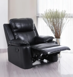 Classic Series Manual Recliner Sofa With cup holders and Side Pockets