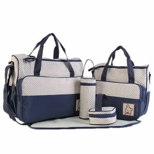 Sac à Langer Bandoulière Pour Bébé Multifonctions - Bleu/Nuit