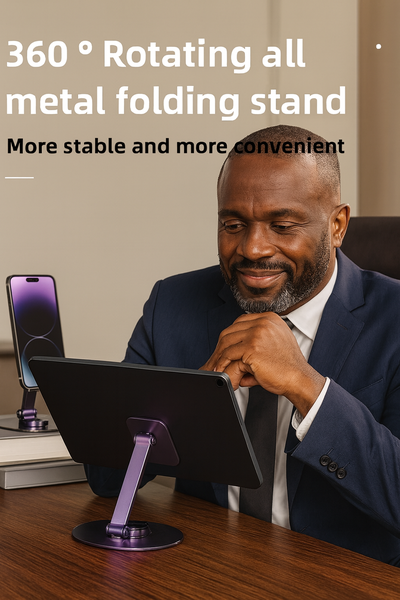 Support Rotatif en Métal 360°