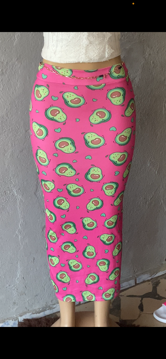 Jupe Crayon Avocat Rose