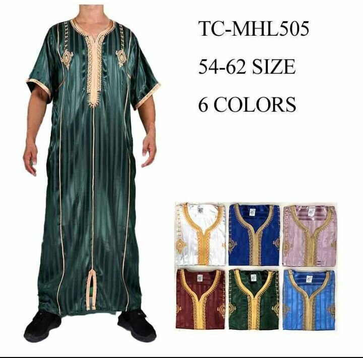 Caftan Homme Bicolore Élégant