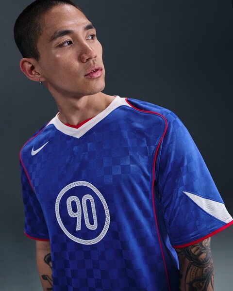 Maillot de foot Nike bleu