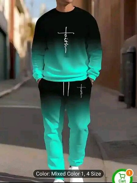 Ensemble de survêtement dégradé