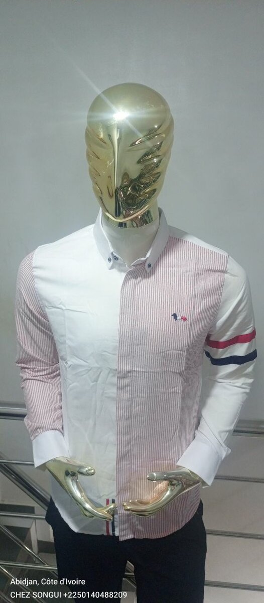 Chemise Homme à Rayures