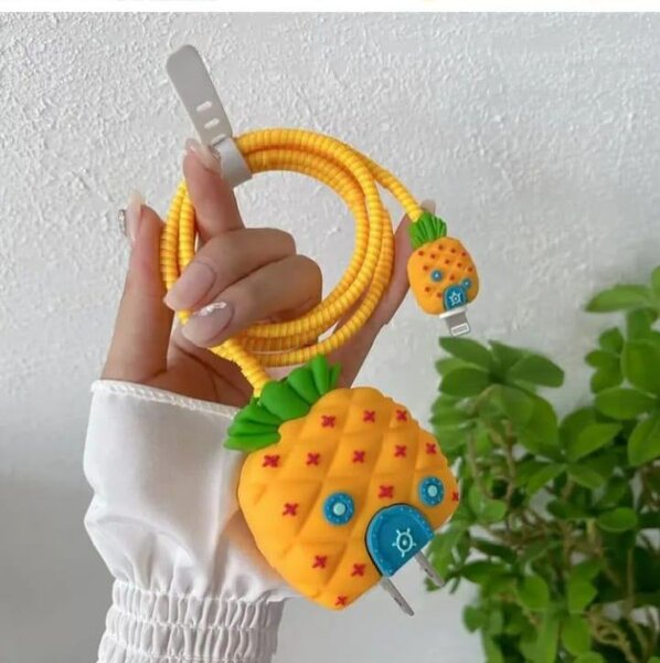Protège chargeur ananas fun
