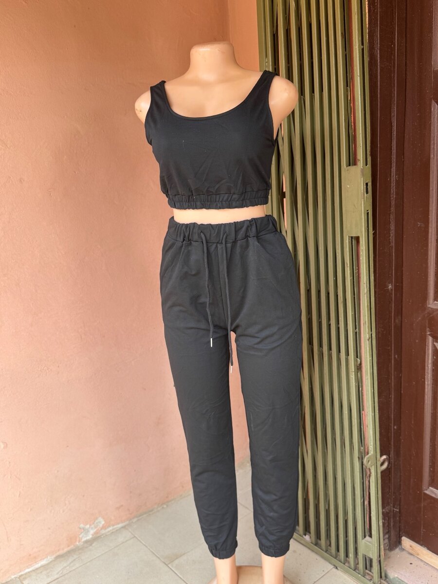 Black Trouser and top