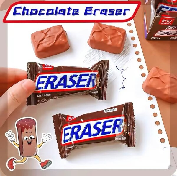 Chocolate Erasers