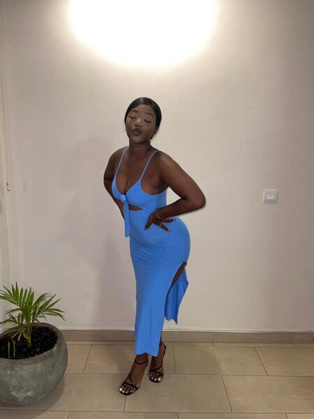 Shiny women's dress blue 🎀NEW IN🎀 S,m,l,xl,2xl  