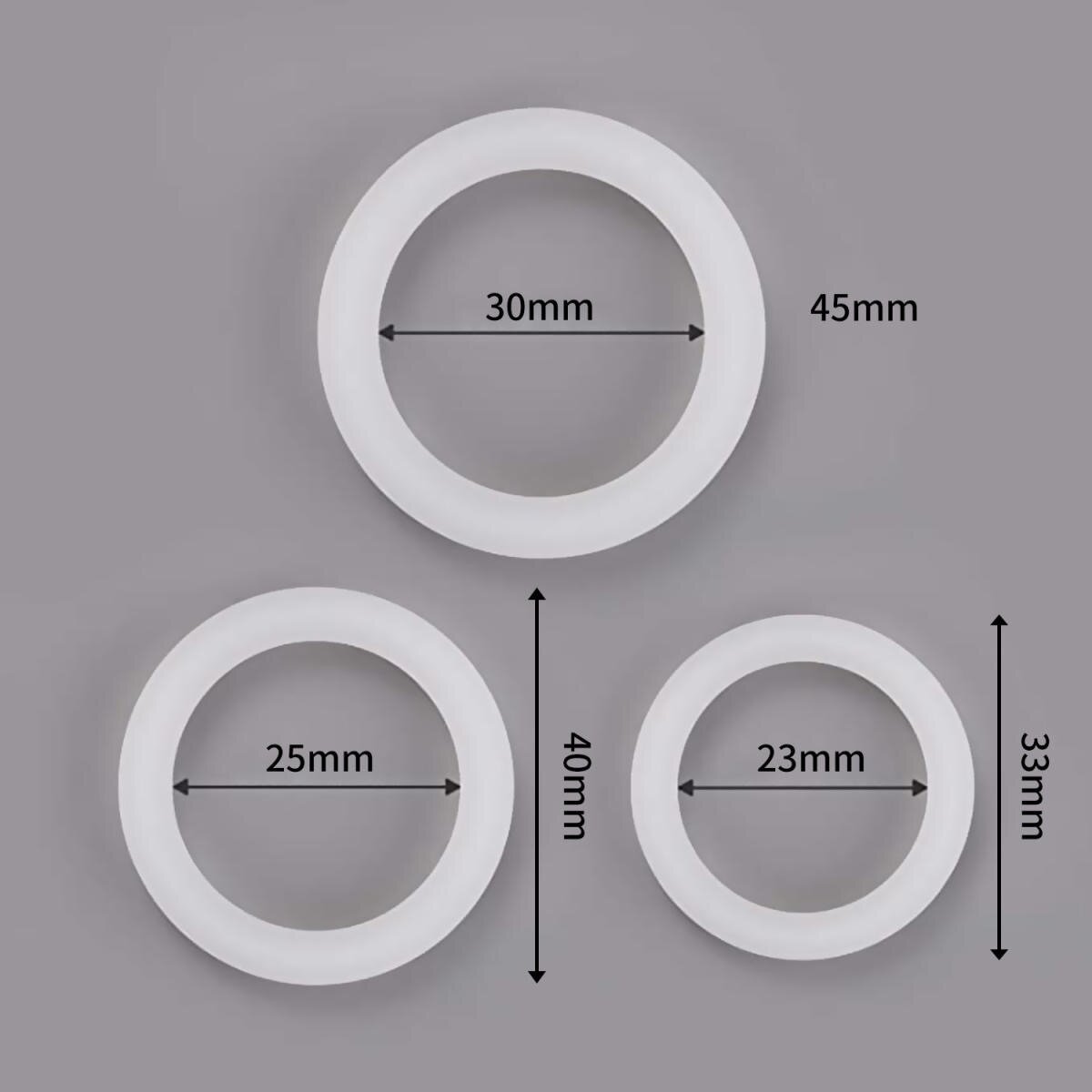 3pcs luminous cock ring