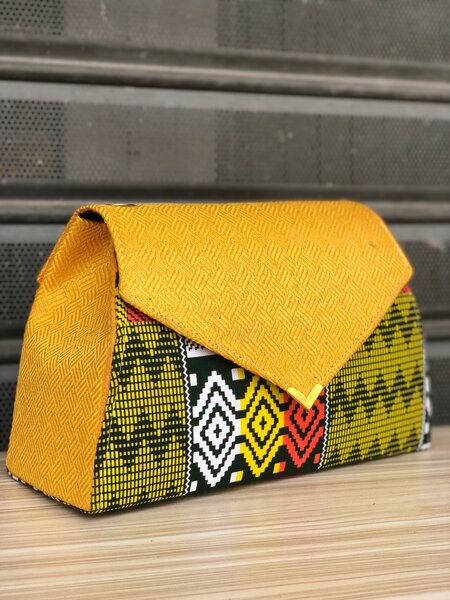 Pochette en tissu ethnique