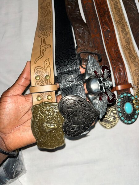 Ceinture Vintage en cuir