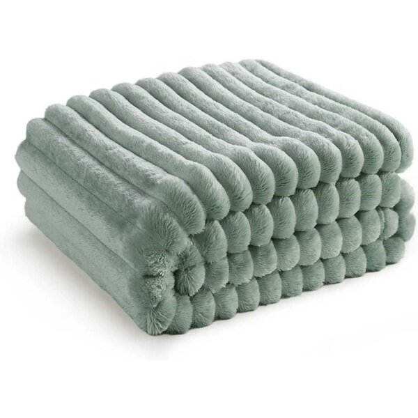 Plaid douillet en fausse fourrure