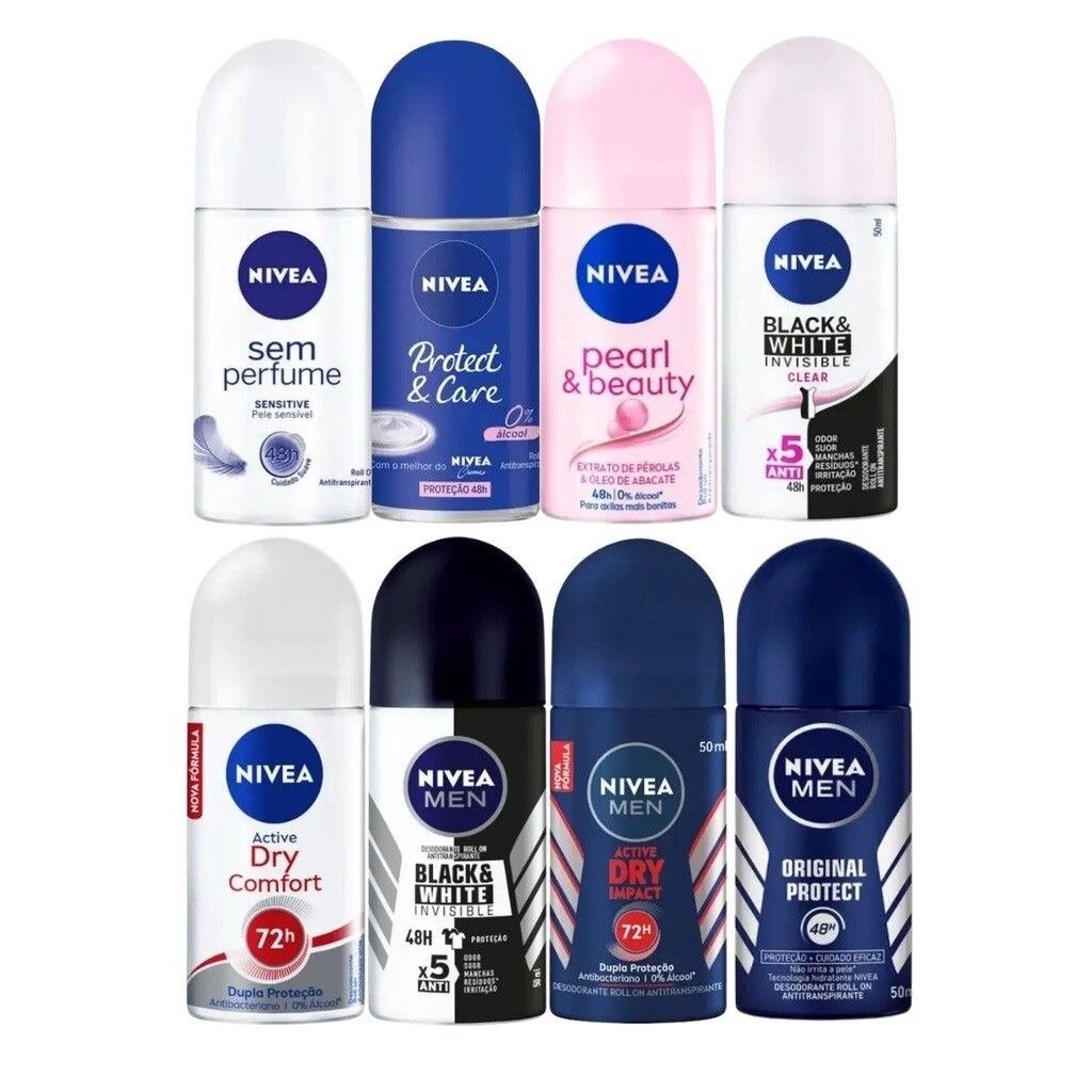 Déodorants NIVEA Roll-On Variés